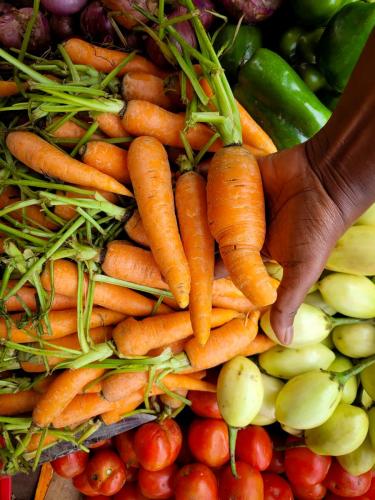 Carottes et aubergines africaine (intoryi)